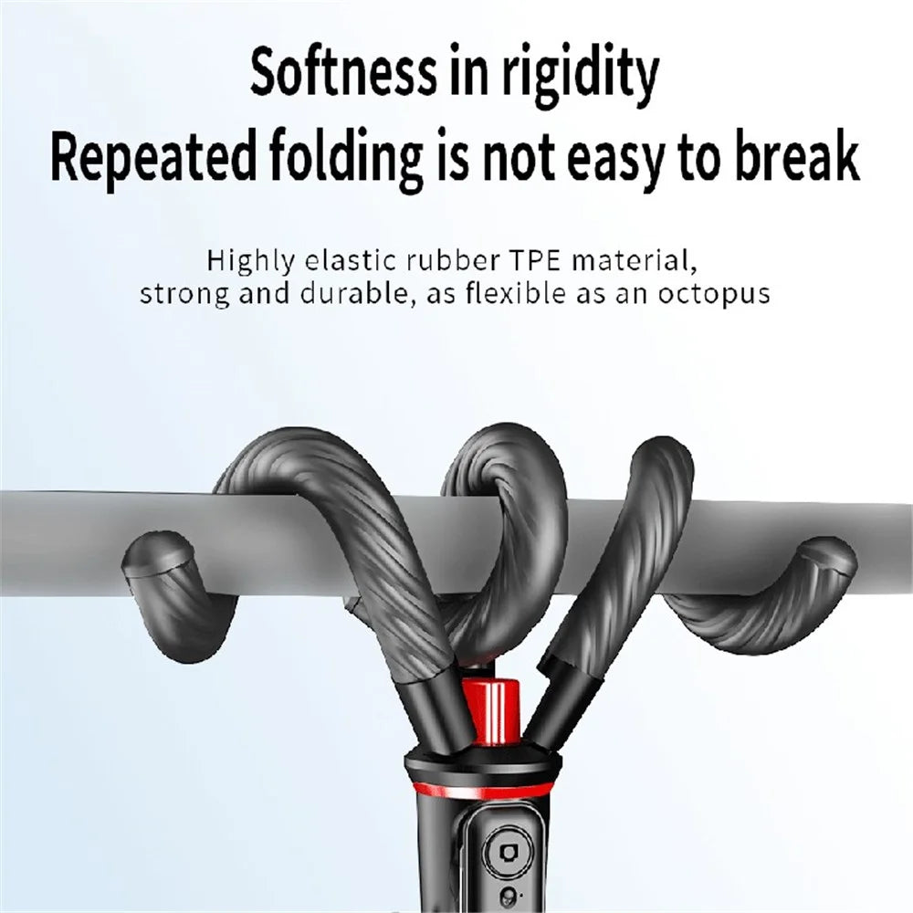 C03 2-in-1 Flexible Octopus Tripod Bracket Bluetooth Selfie Stick with Detachable Phone Holder - 7
