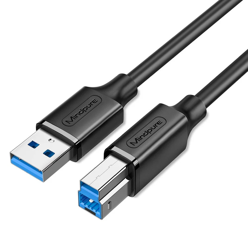 MINDPURE US102 0.5m USB3.0 Male to USB Type-B Male Printer Cable HD Printing Cord - 1