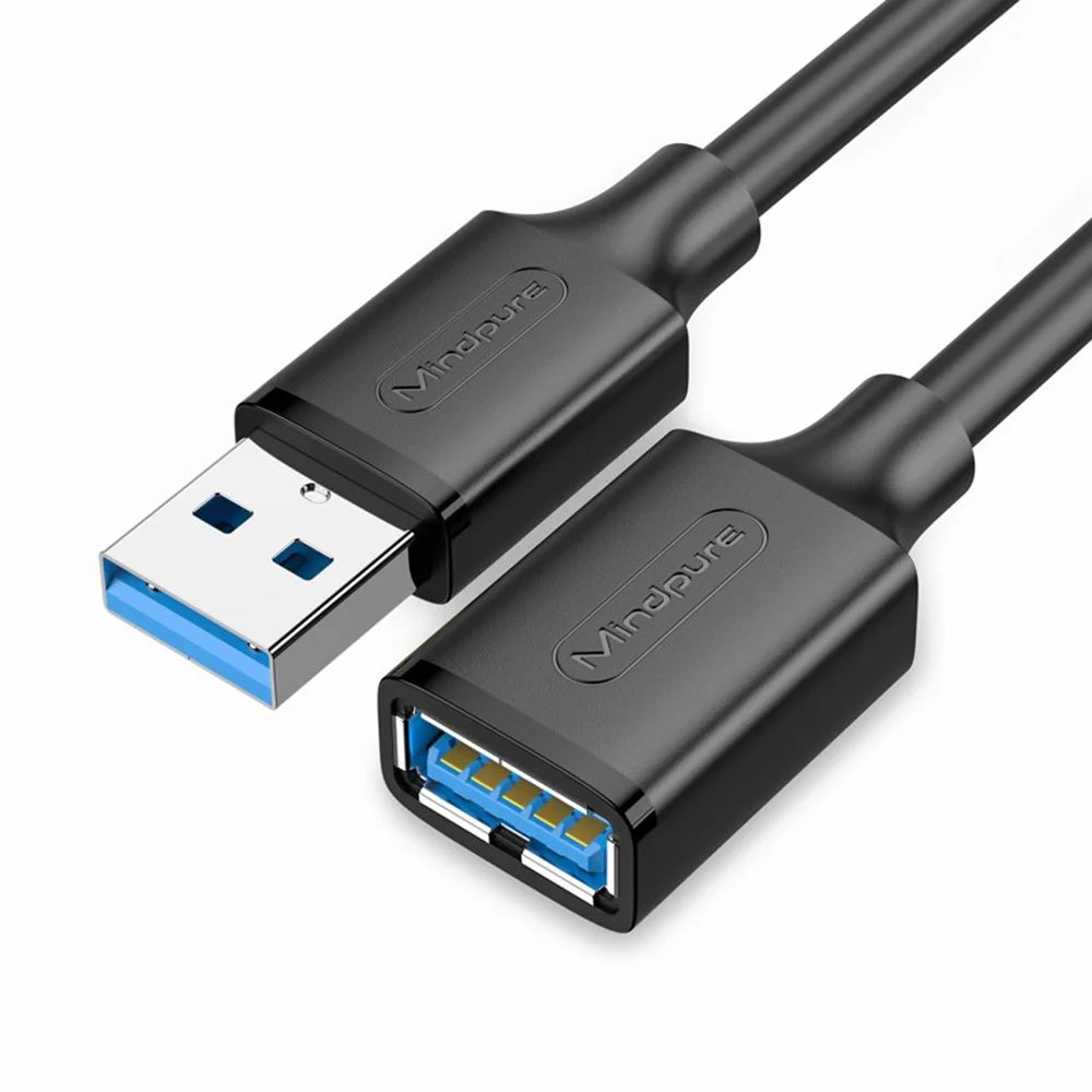 MINDPURE US103 1.5m Fast Speed USB 3.0 Extension Cable Male to Female Extender Cord for Laptop PC - 1
