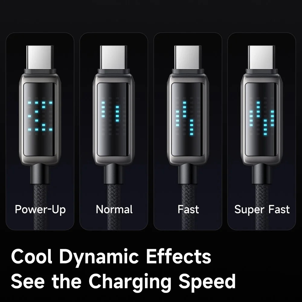 MCDODO CA-4250 1.2m Type-C to Type-C Cable 100W Fast Charging Nylon Braided Data Cable - 4