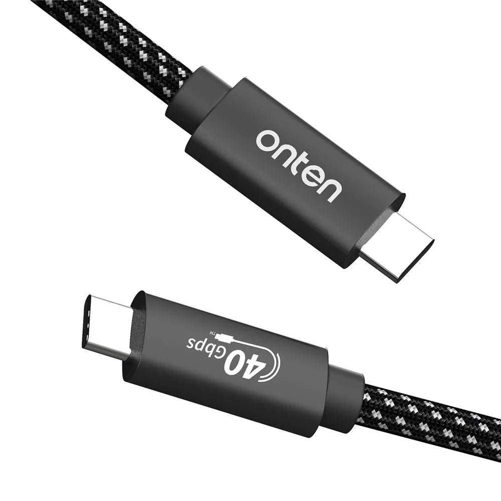 ONTEN OTN-CC202 1m USB 4 Compatible with Thunderbolt 4 Cable 100W PD Charging 40Gbps Data Transfer 4K 8K Video Output Cord - 4