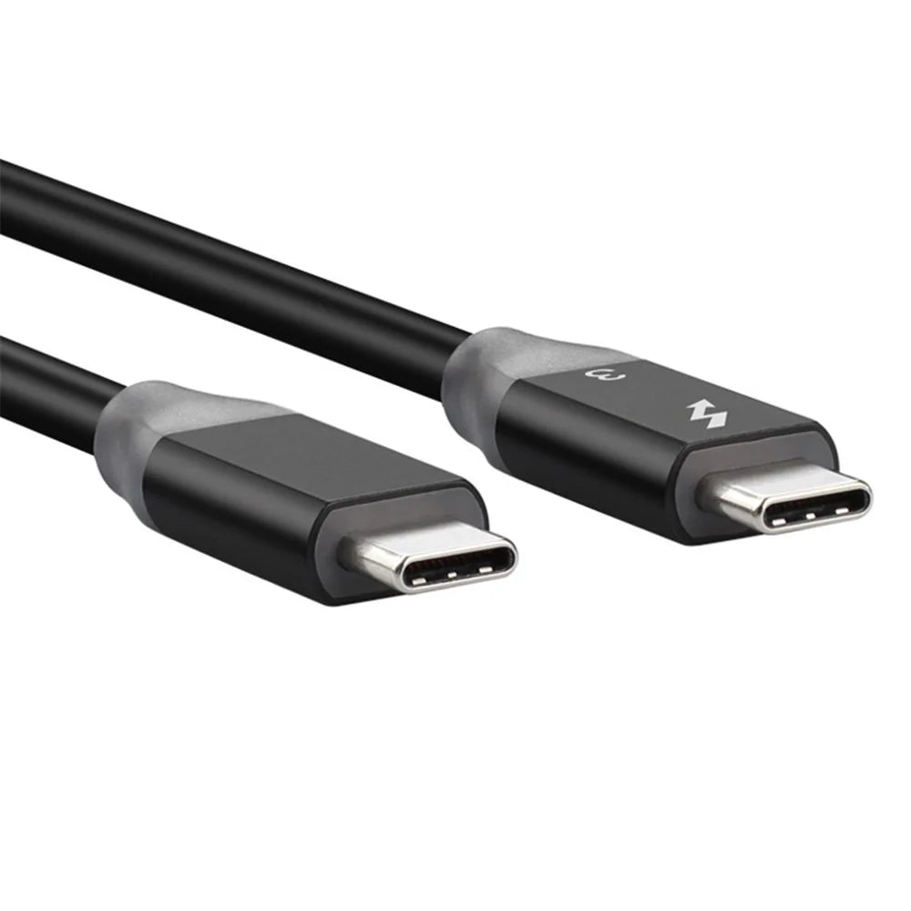 0.9m USB-C to USB-C PD 100W Fast Charging Cable USB3.1 Thunderbolt 3 40Gbps Cord for MacBook Pro/iPad Pro - 1