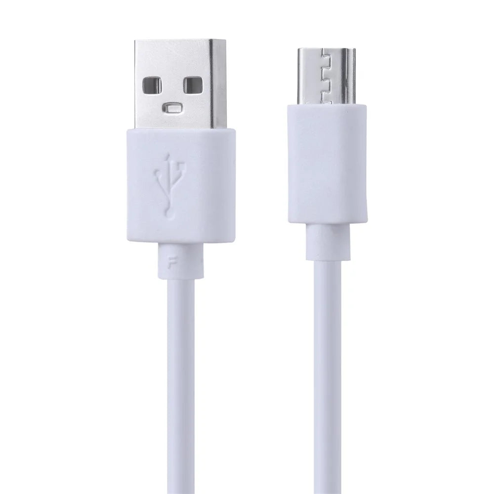 30cm USB to Micro USB Mobile Phone Charger Cord Copper Core Charging Cable - White - 2