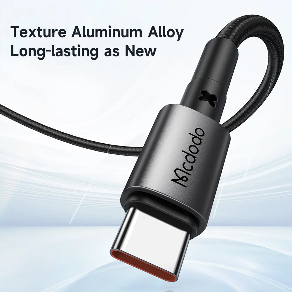 MCDODO CA-3591 MDD for iPhone 15 Series 1.8m 100W 6A Type-C Charging Cable 480Mbps USB to USB-C Data Cable for Cell Phone (Black) - 3