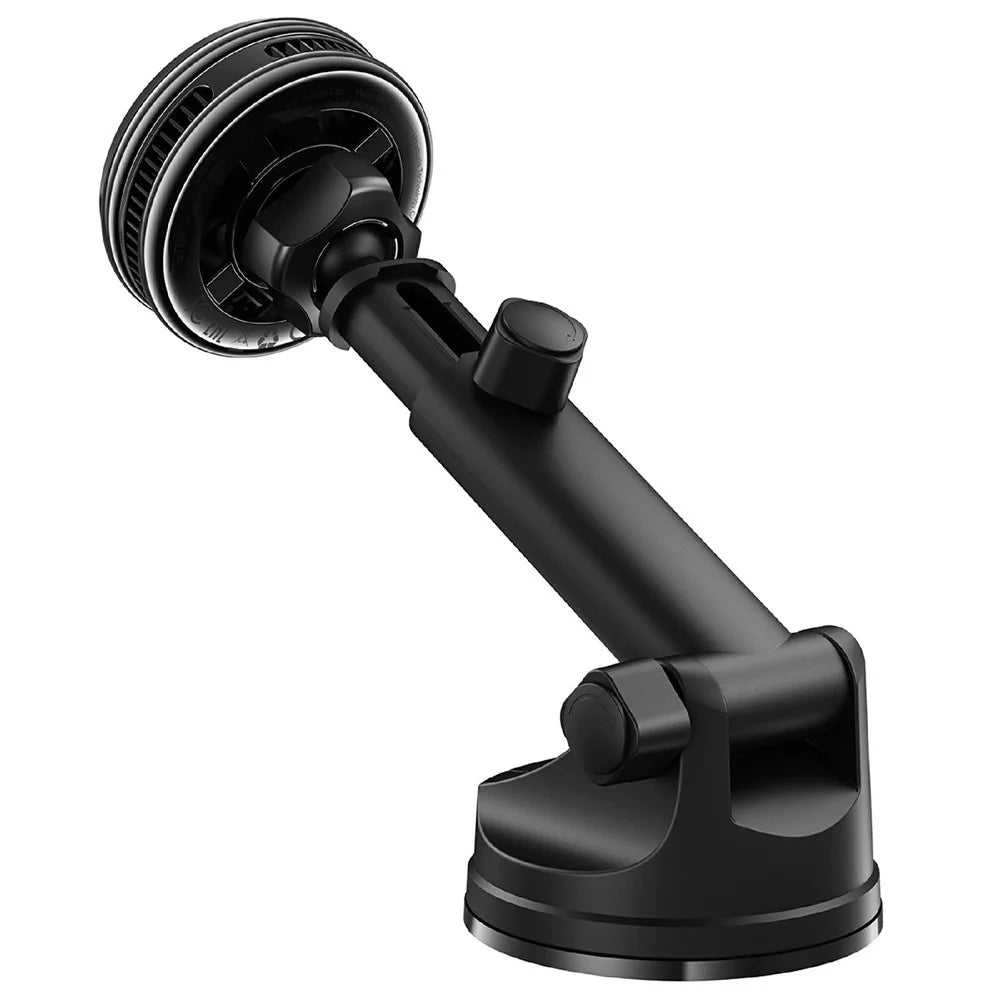 ACEFAST D67 Qi2 25W Cooling Wireless Charging Car Holder with Suction Cup Phone Mount Stand - Black - 3