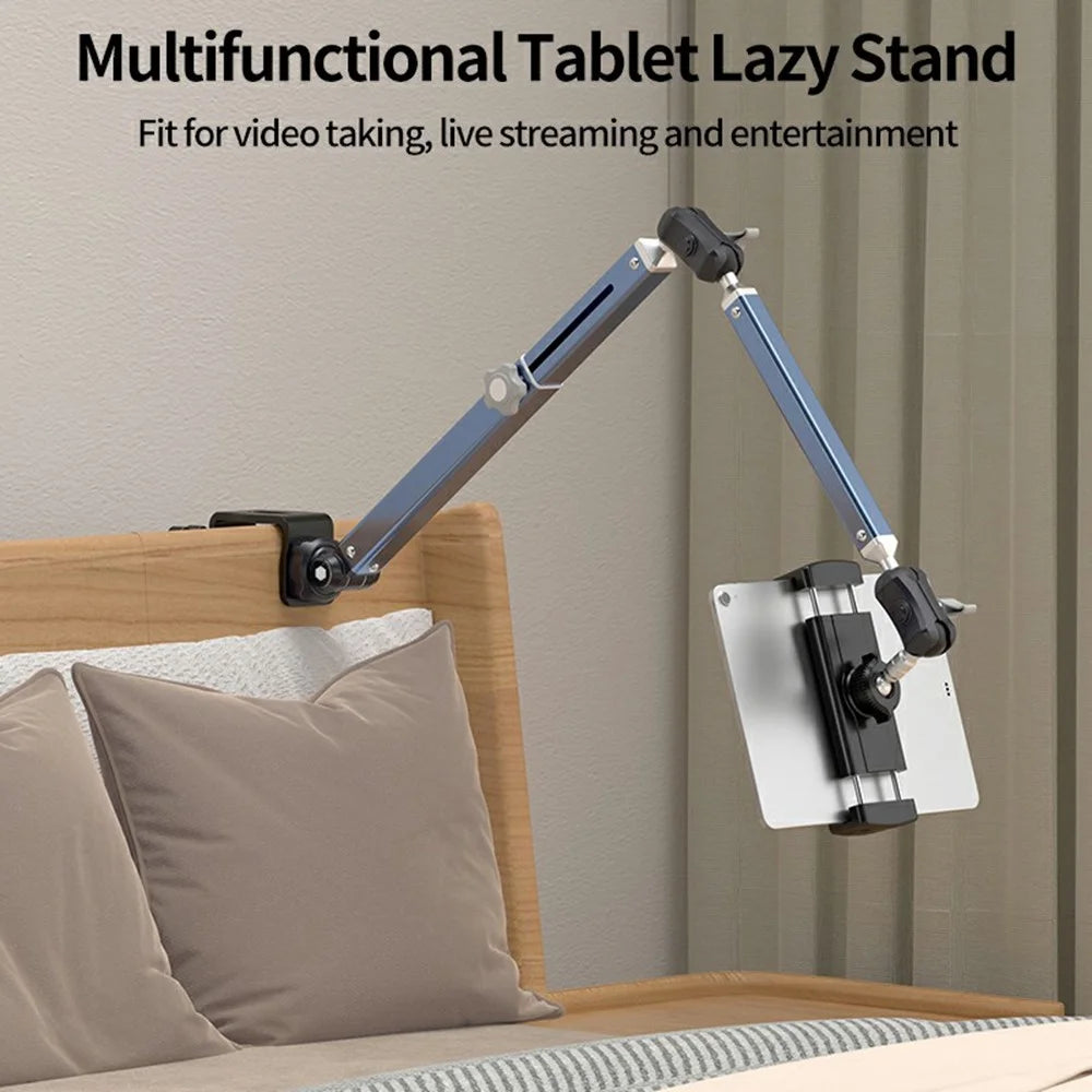 LANPARTE LS-T01 For 4 - 12.9 Inch Phone Tablet Stand Mechanical Rotating Foldable Clip On Desktop Bracket - 5