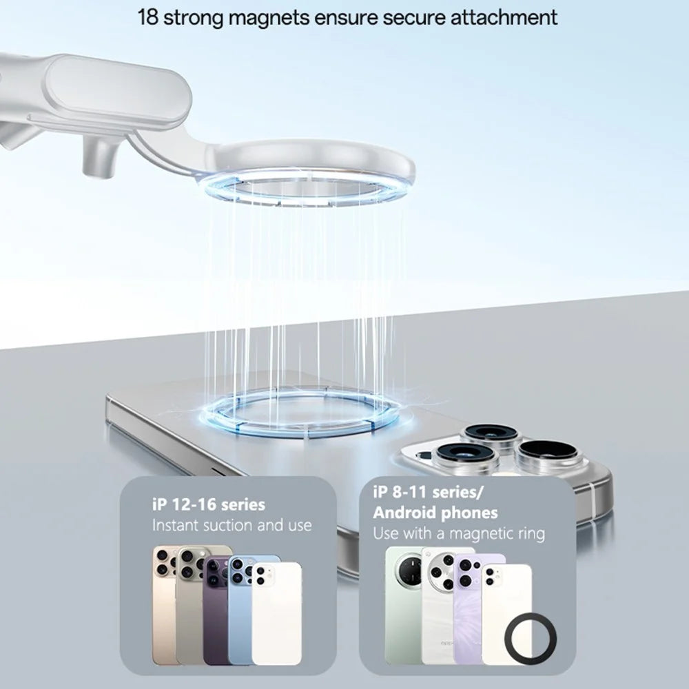 YESIDO C332 Neckband Bracket Anti Shake Foldable Magnetic Stand for Smartphone Action Camera - 4