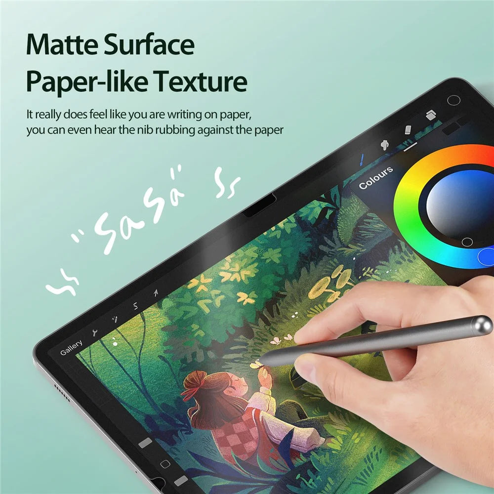 DUX DUCIS For Samsung Galaxy Tab S9+ / Galaxy Tab S9 FE+ / Galaxy Tab S8+ / Galaxy Tab S7+ / Galaxy Tab S7 FE / Galaxy S10 Plus Paper-like Film Naad Series Screen Protector Detachable Matte PET Tablet Film - Black - 6