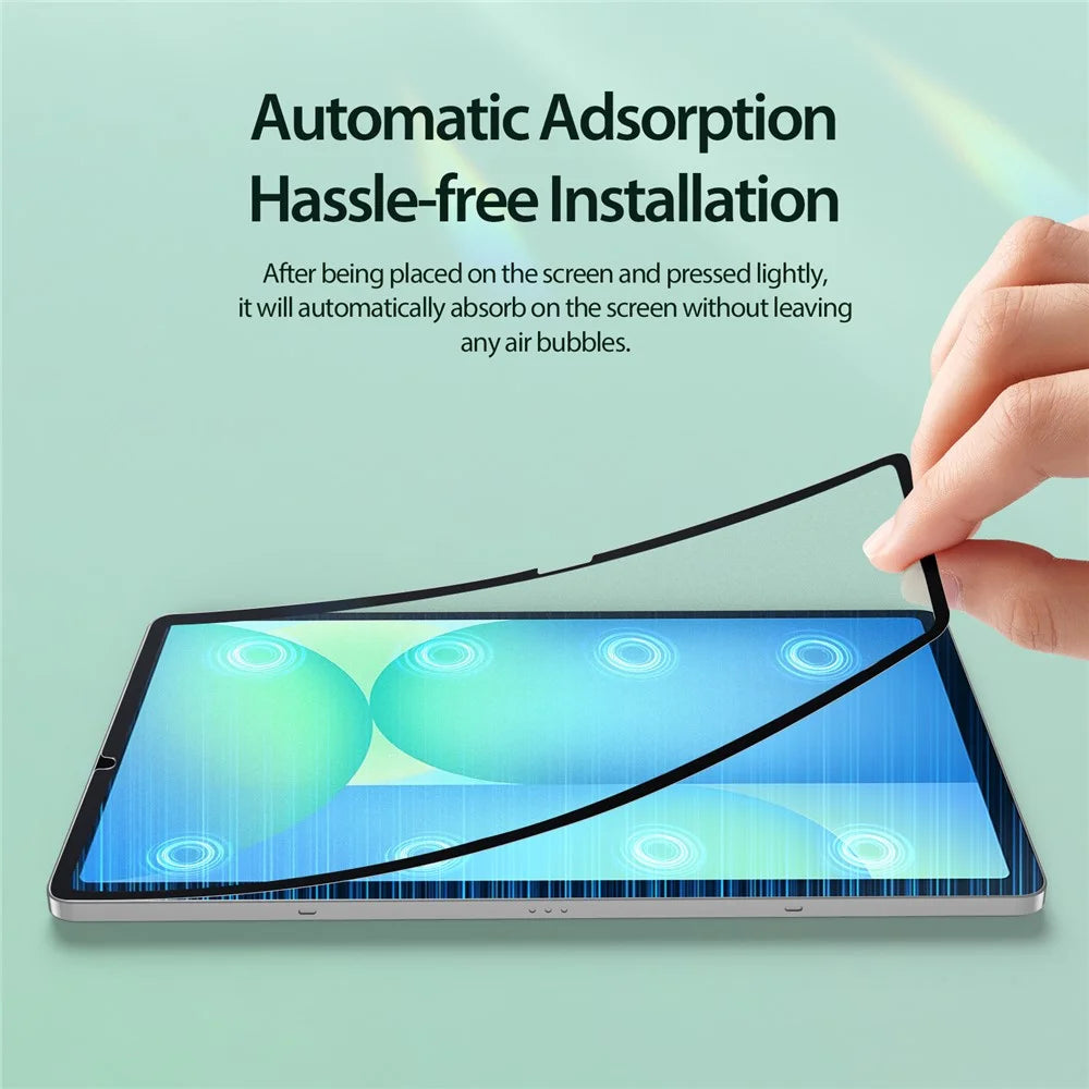 DUX DUCIS For Samsung Galaxy Tab S10 FE+ Paper-like Film Naad Series Screen Protector Detachable Matte PET Tablet Film - Black - 3