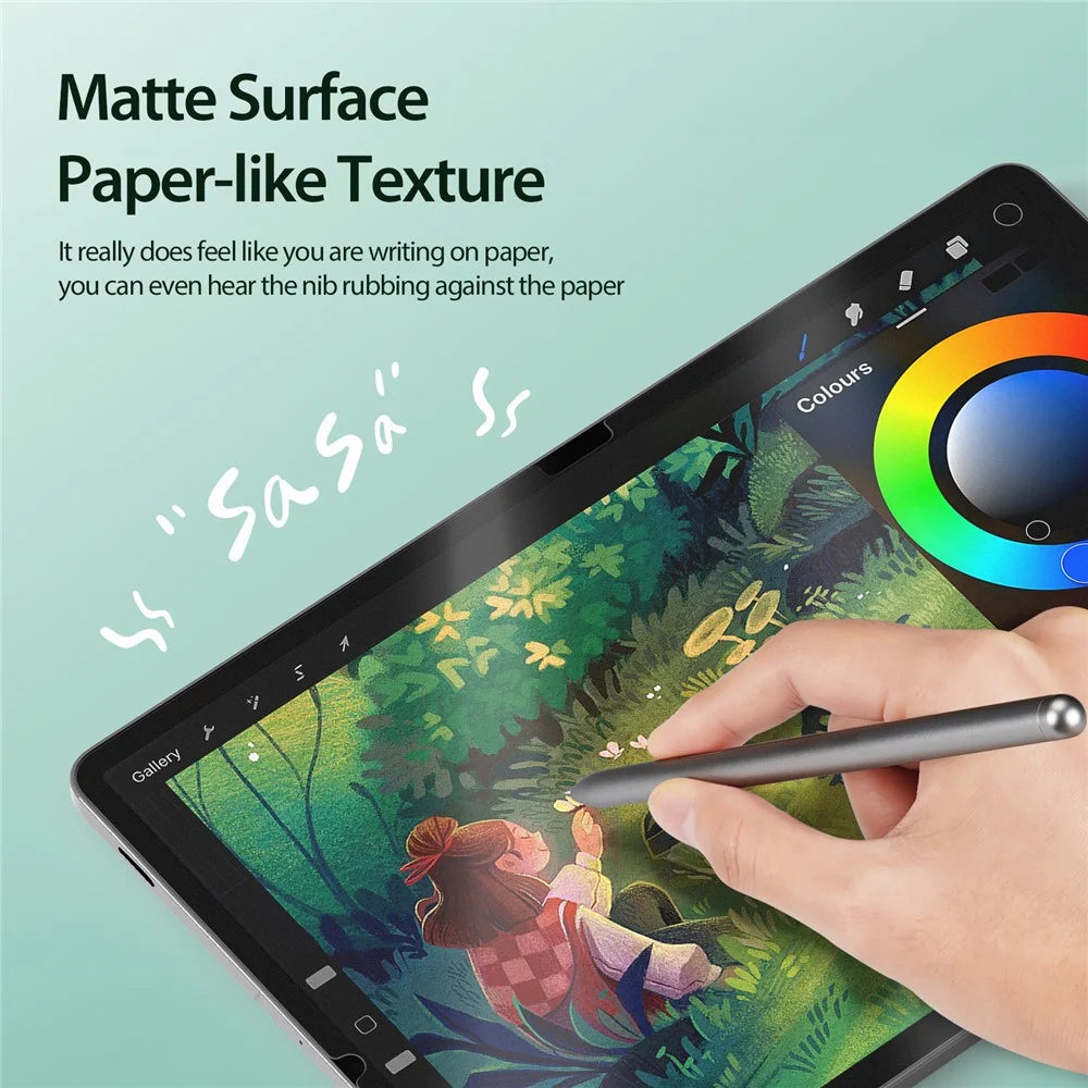 DUX DUCIS For Samsung Galaxy Tab S10 FE+ Paper-like Film Naad Series Screen Protector Detachable Matte PET Tablet Film - Black - 5