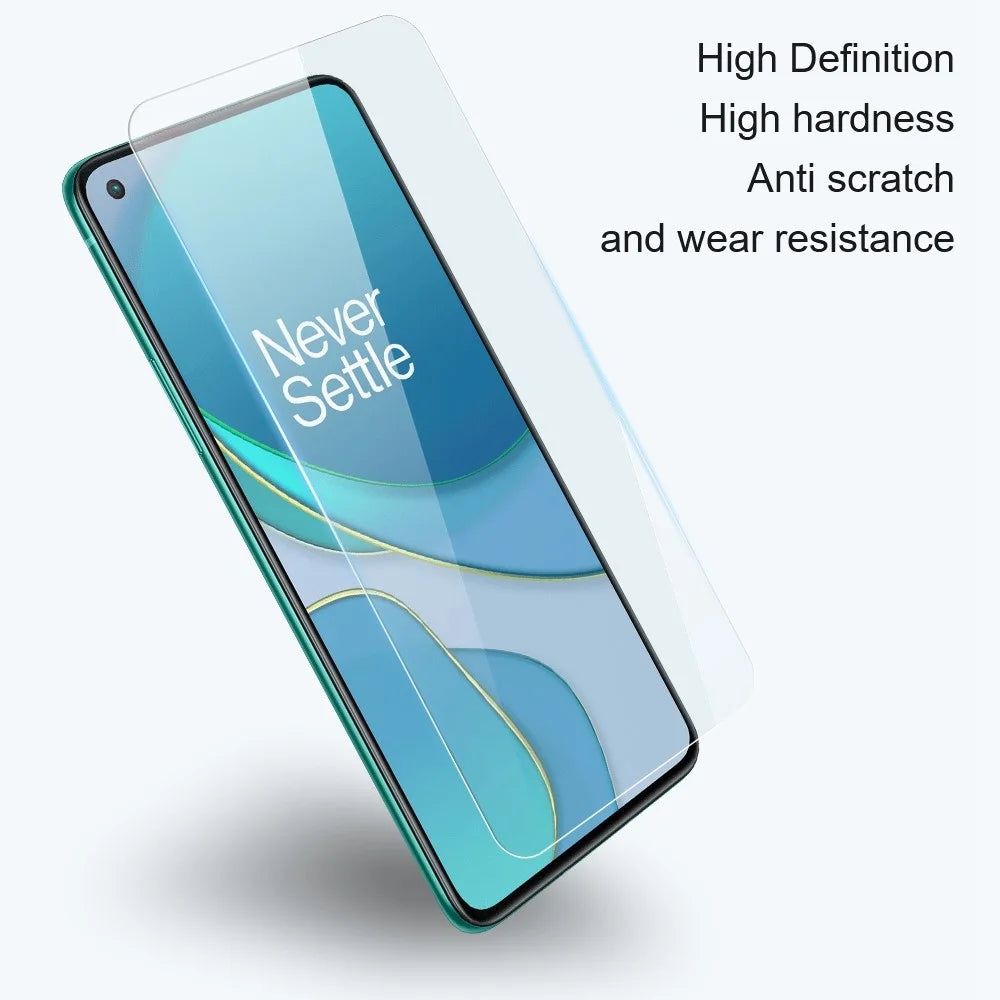 AMORUS HD Screen Film for OnePlus 8T Clear 2.5D High Aluminum-silicon Glass High Hardness Anti-broken Protector - 3
