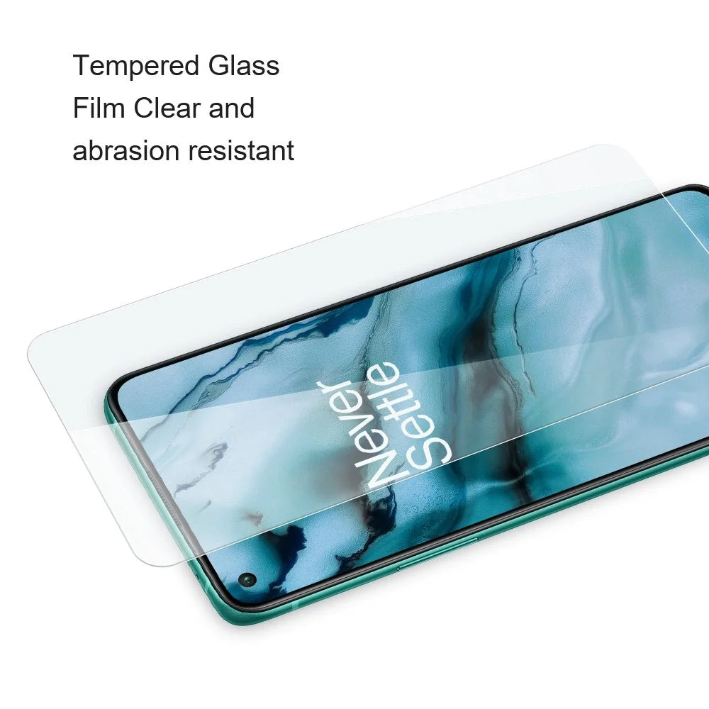 AMORUS HD Screen Film for OnePlus 8T Clear 2.5D High Aluminum-silicon Glass High Hardness Anti-broken Protector - 6