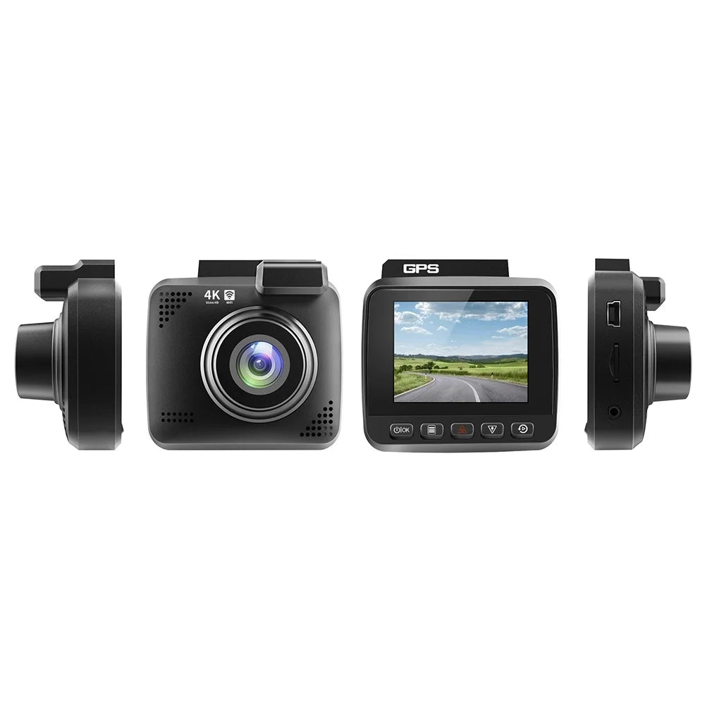 V53 4K UHD 2160P Car Parking Camera WiFi GPS Car Dashboard Camera Recorder 170-degree Wide Vision G-Sensor Design for AZDOME GS63H - 7