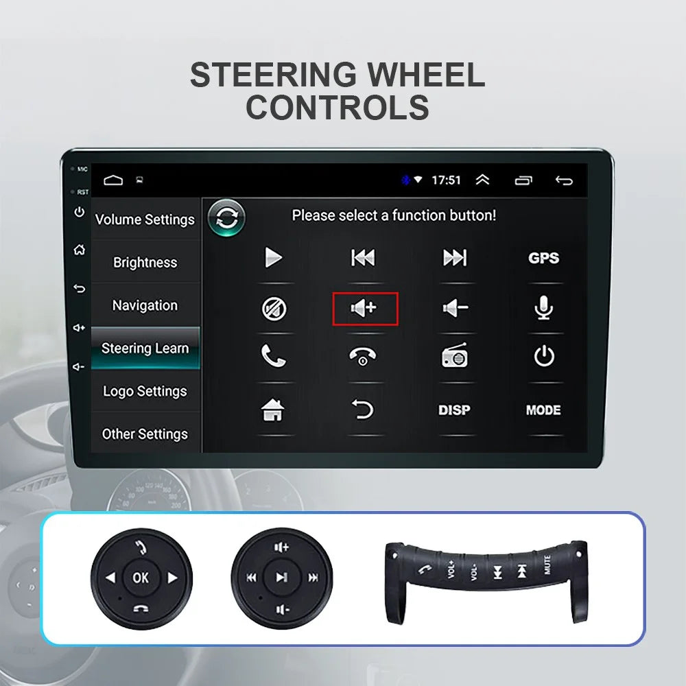 R-903C Android 12 Car GPS Stereo 1G+32GB 9 inch IPS Car Radio Support FM Bluetooth-compatible - 3