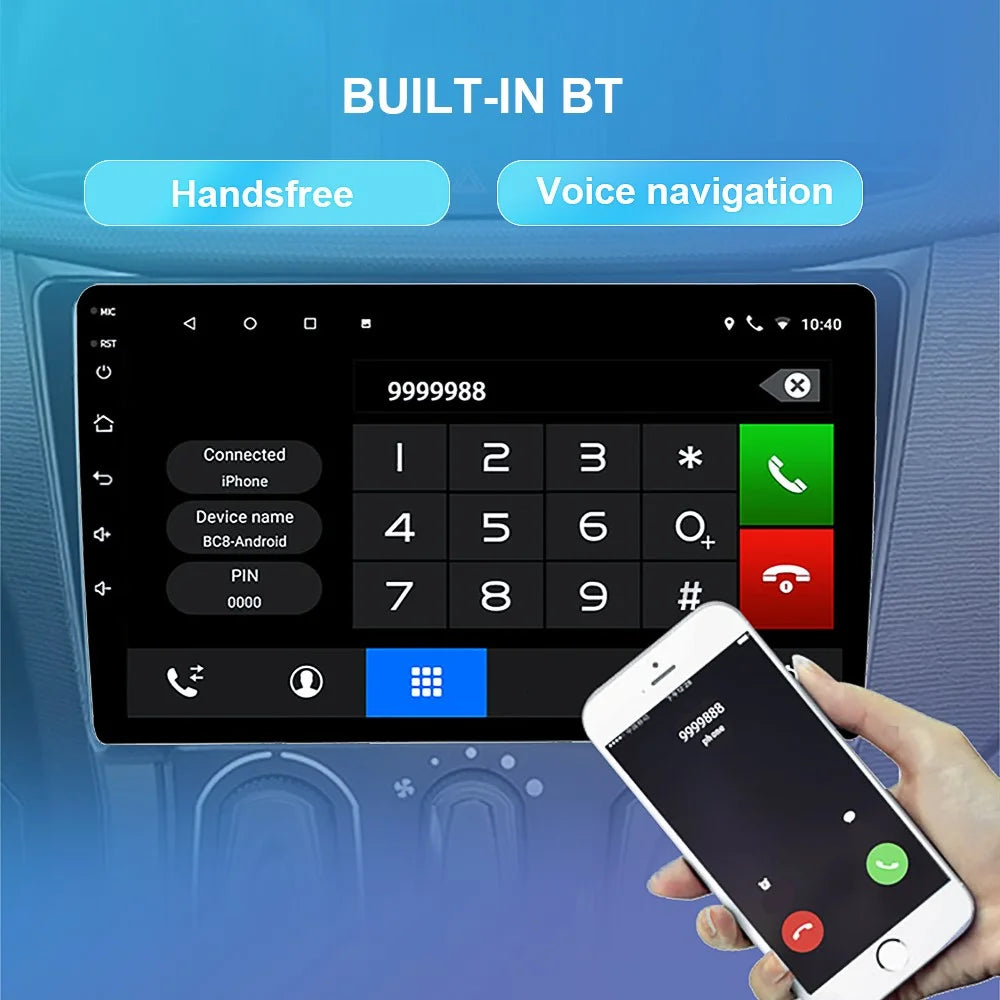 R-903C Android 12 Car GPS Stereo 1G+32GB 9 inch IPS Car Radio Support FM Bluetooth-compatible - 4