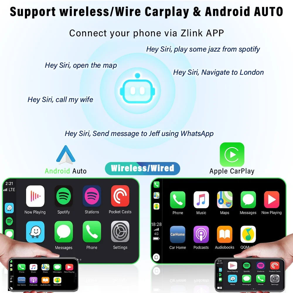 1531A 10.4 inch Carplay with Backup Camera Android 13 Touchscreen Car Radio with FM / Wifi / Mirror Link - 5