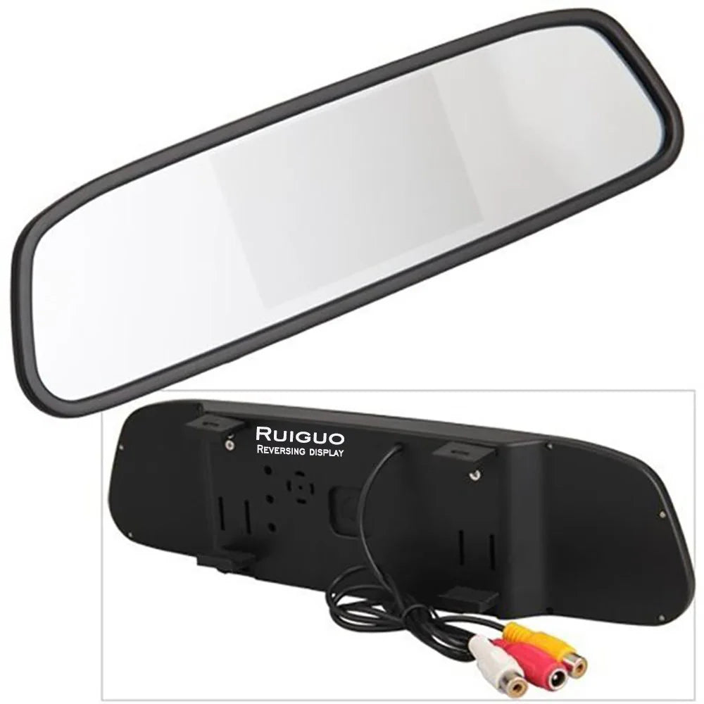 RG-203 4.3'' Car Rearview Mirror Display Screen Rear View Mirror with HD 4-LED Camera - 5