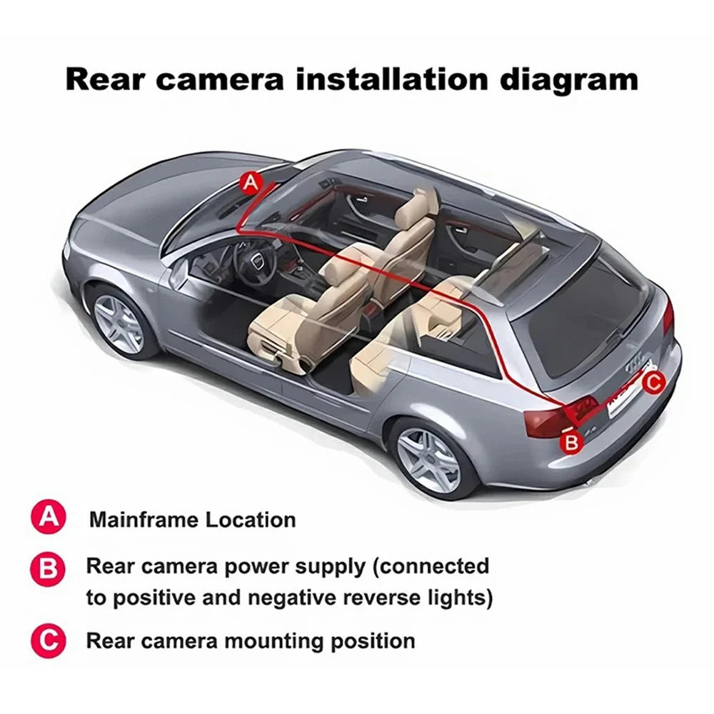 9728D 1080P WiFi Dash Cam HD 4 Channel Cameras with Night Vision Loop Recording - 7