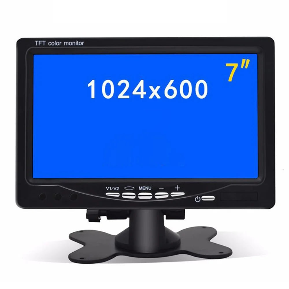 7-Inch Car Rearview Monitor Rear View Camera Parking and Reverse Backup Camera, Dual Aerial Input with Trigger - 6