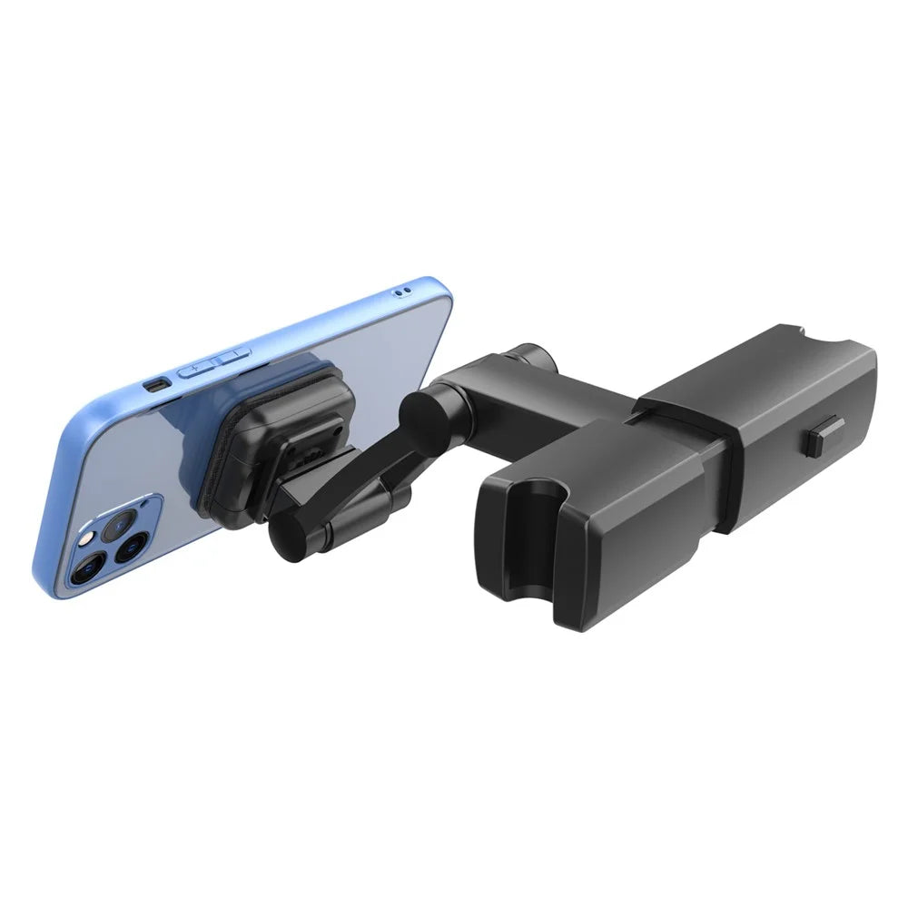 XWJ-148E Universal Car Headrest Phone Holder Vehicle Back Seat Magnetic Adsorption Phone Bracket - 2