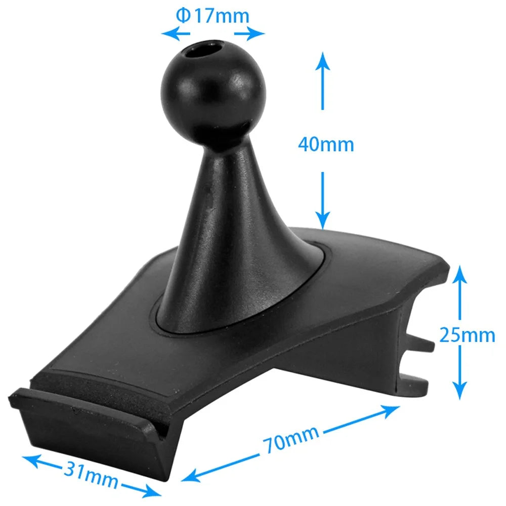 For Tesla Model 3 / Model Y (Before 2023) Car Air Vent Phone Holder ABS Bracket - 7