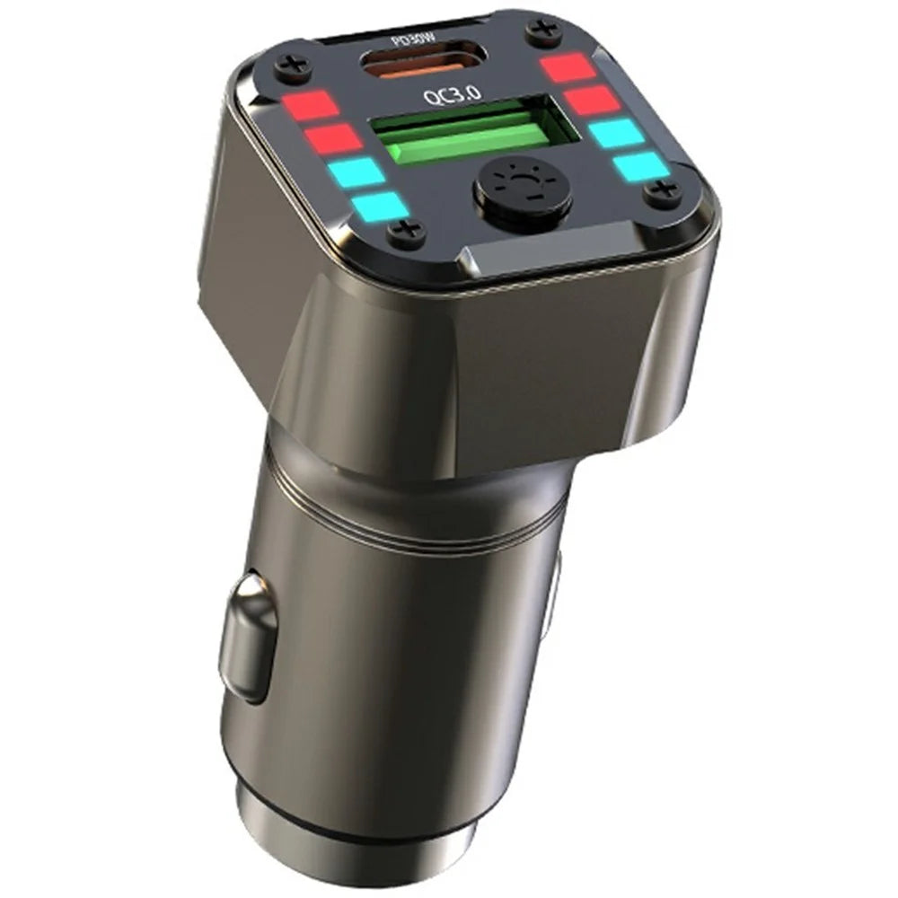 K24 Car Charger PD 30W QC 3.0 Super Charger Dual Ports Car Charging Adapter for iPhone / Samsung / Huawei - 1
