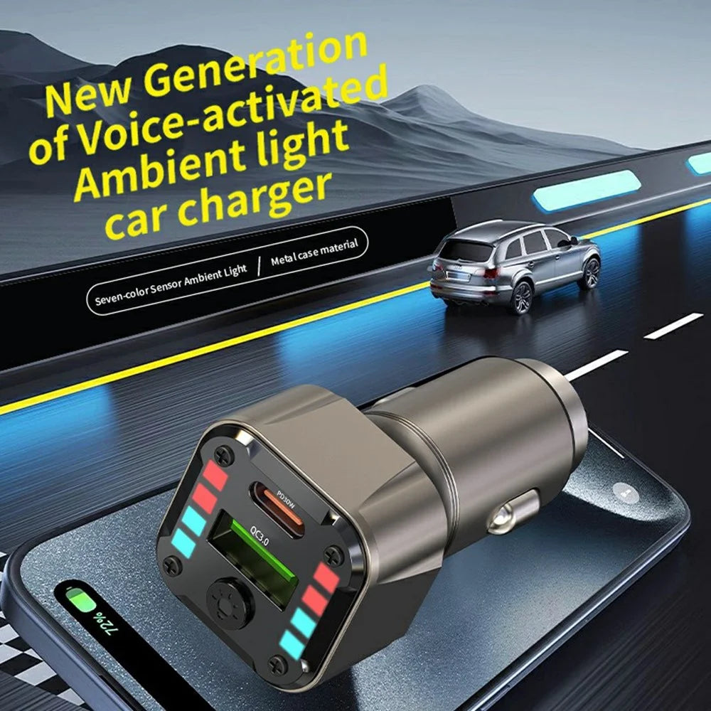 K24 Car Charger PD 30W QC 3.0 Super Charger Dual Ports Car Charging Adapter for iPhone / Samsung / Huawei - 3