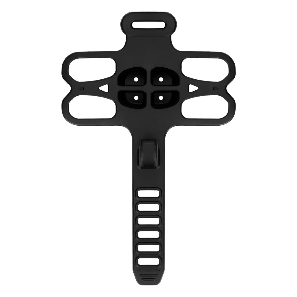 ENLEE Bicycle Handlebar Phone Mount Holder Anti Slip Silicone Strap Shock Absorbing Cellphone Stand - Black - 1