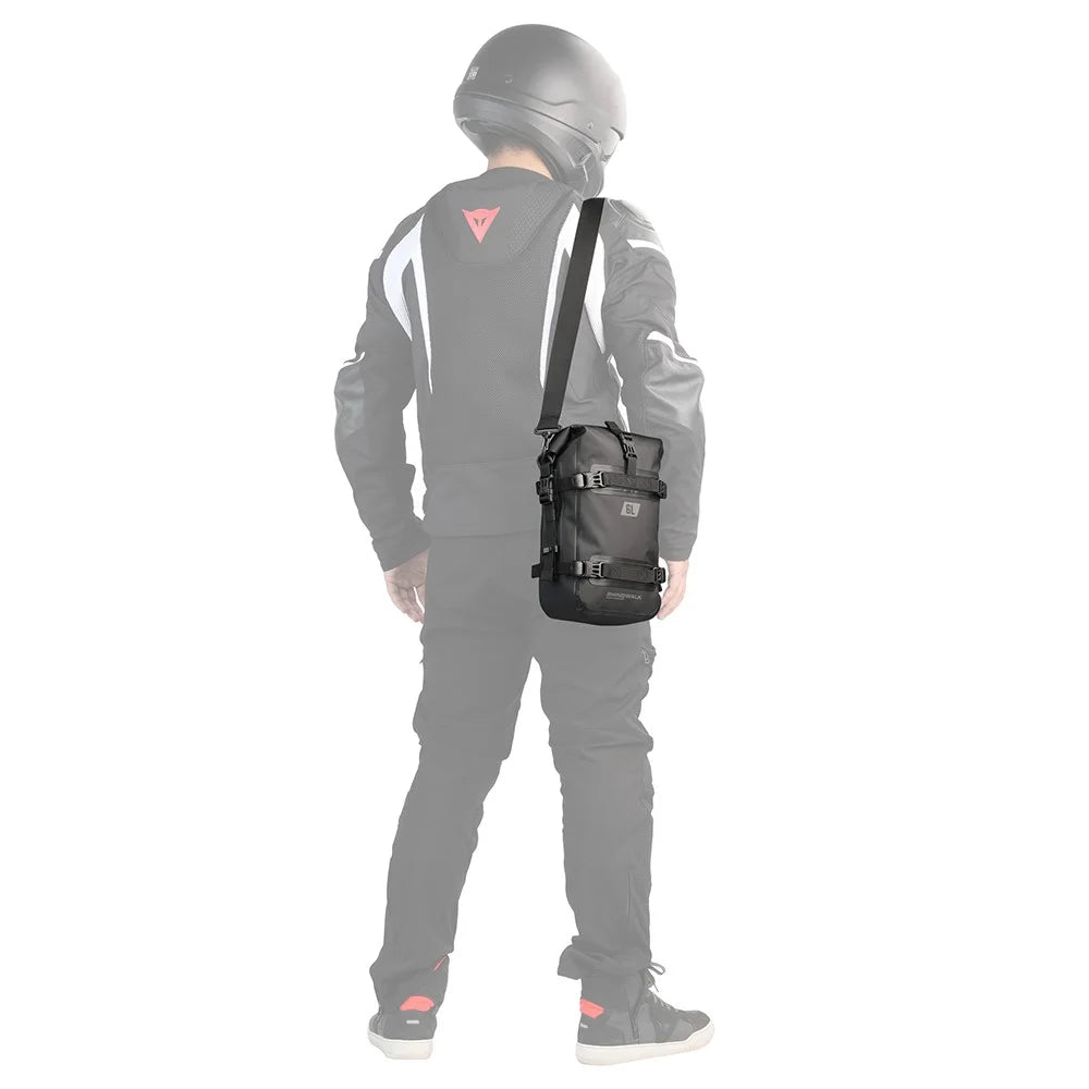 RHINOWALK MT2206 6L Waterproof Motorcycle Side Storage Bag Motorbike Side Bumper Bag - Black - 3