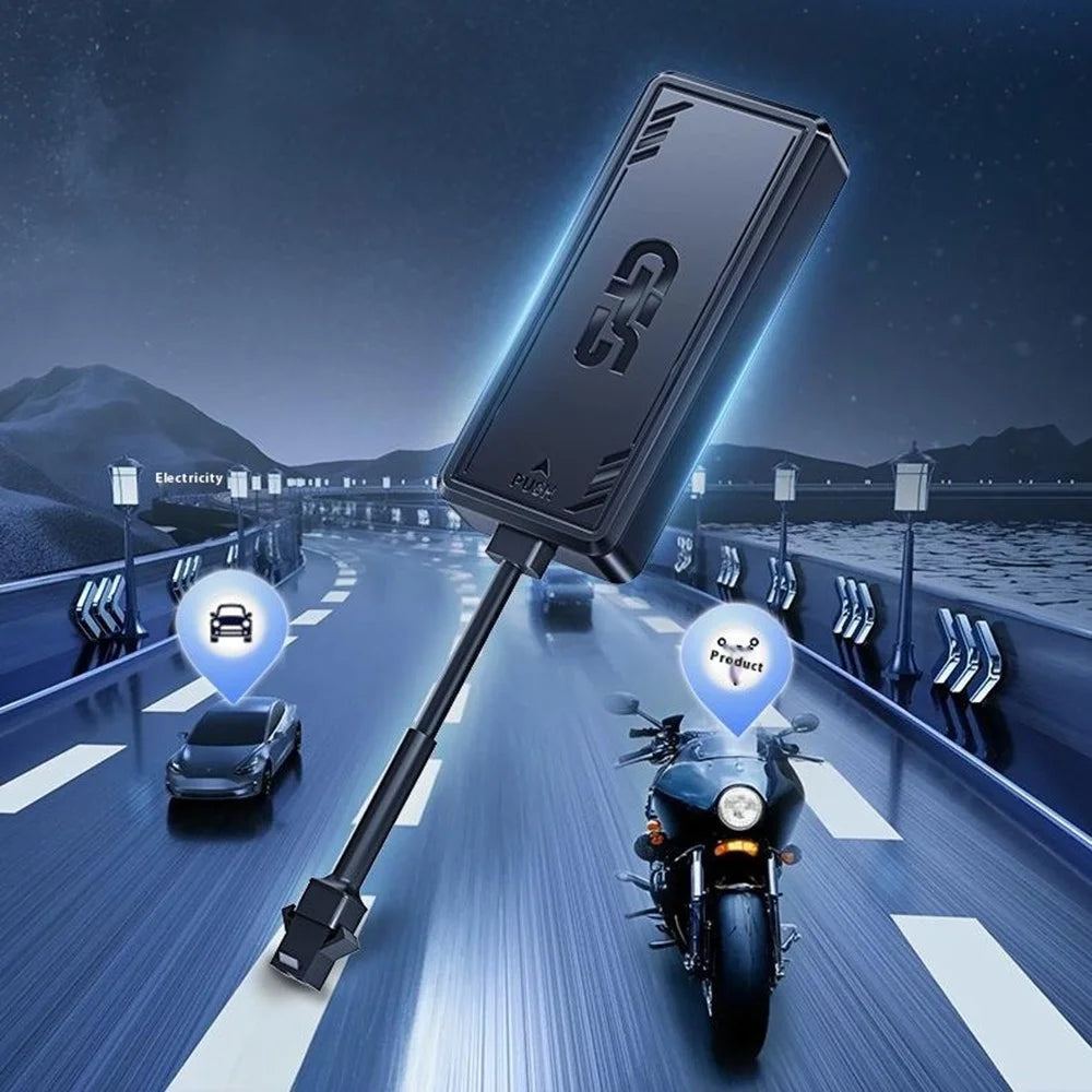 PG07 4G Tracker for Vehicle Motorcycle Car Locator No Charging Required, 4-Wire / without Relay - 2
