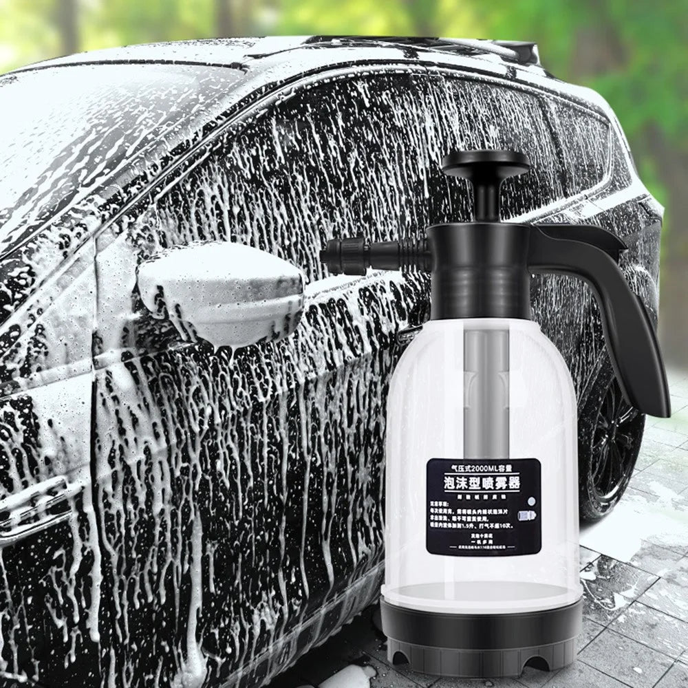 9319F 2L Foam Sprayer Watering Can Car Wash Cleaning Tool Foam Generator Bottle - 7