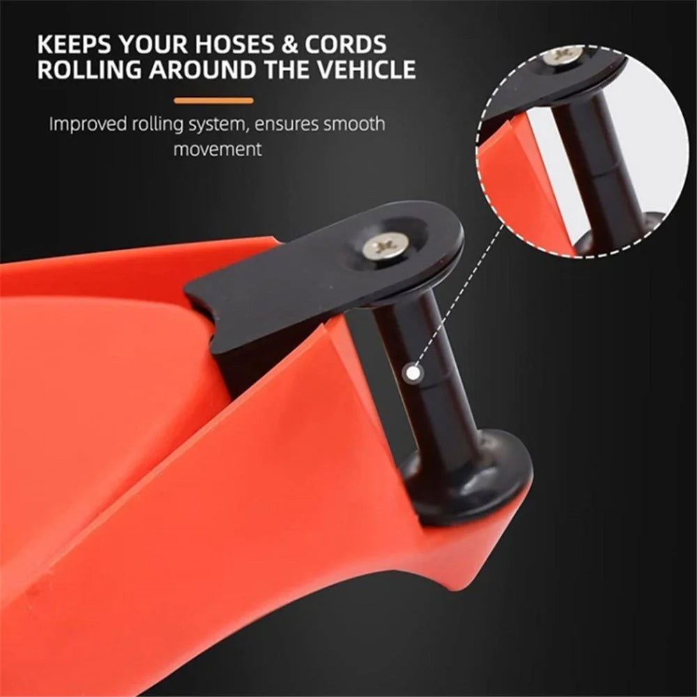 Tire Wedge Car Washing Water Pipe Tube Anti-pinch Tool Anti-winding Device - Red - 3
