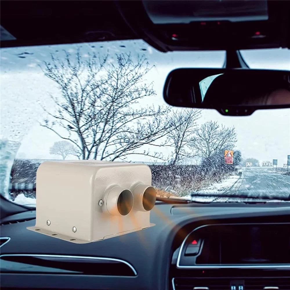 24V 800W Dual Hole Car Heater Window Defrosting Defogging Vehicle Interior PTC Heater - 3