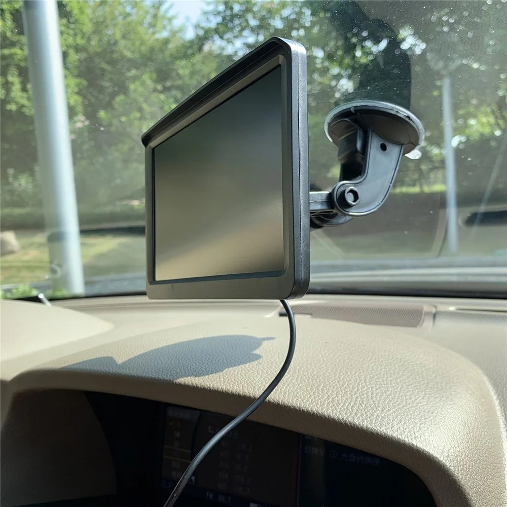 RH-702D HD 7'' Large Screen LCD Display Monitor 12V 24V Car Parking Reversing 8-LED Rear Camera Kit - 2