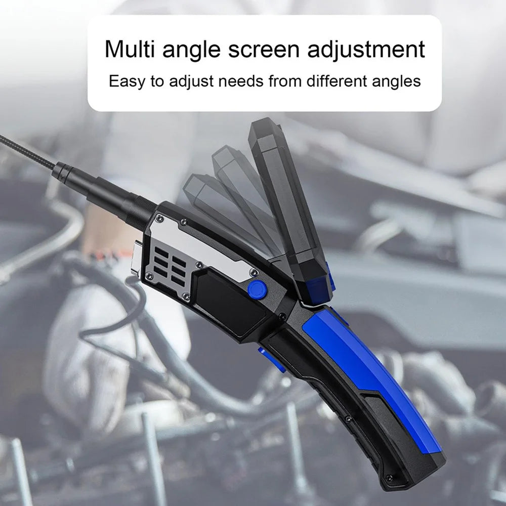 T28 Industrial Borescope with 4pcs Light 2m 7.9mm Dual Lens 5-inch 1080P Endoscope Snake Camera - 3