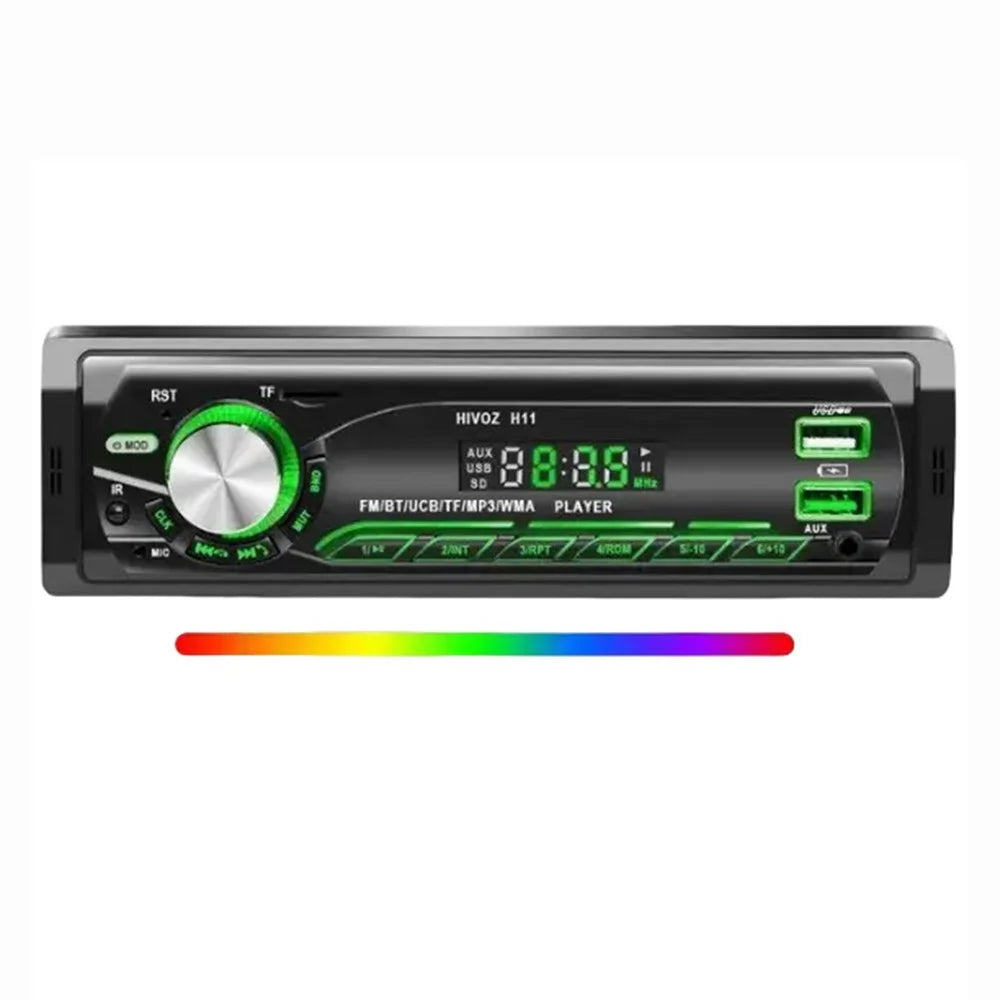 1059 Car MP3 Player Bluetooth-Compatible FM Radio Vehicle Audio System Support TF Card / U Disk - 5