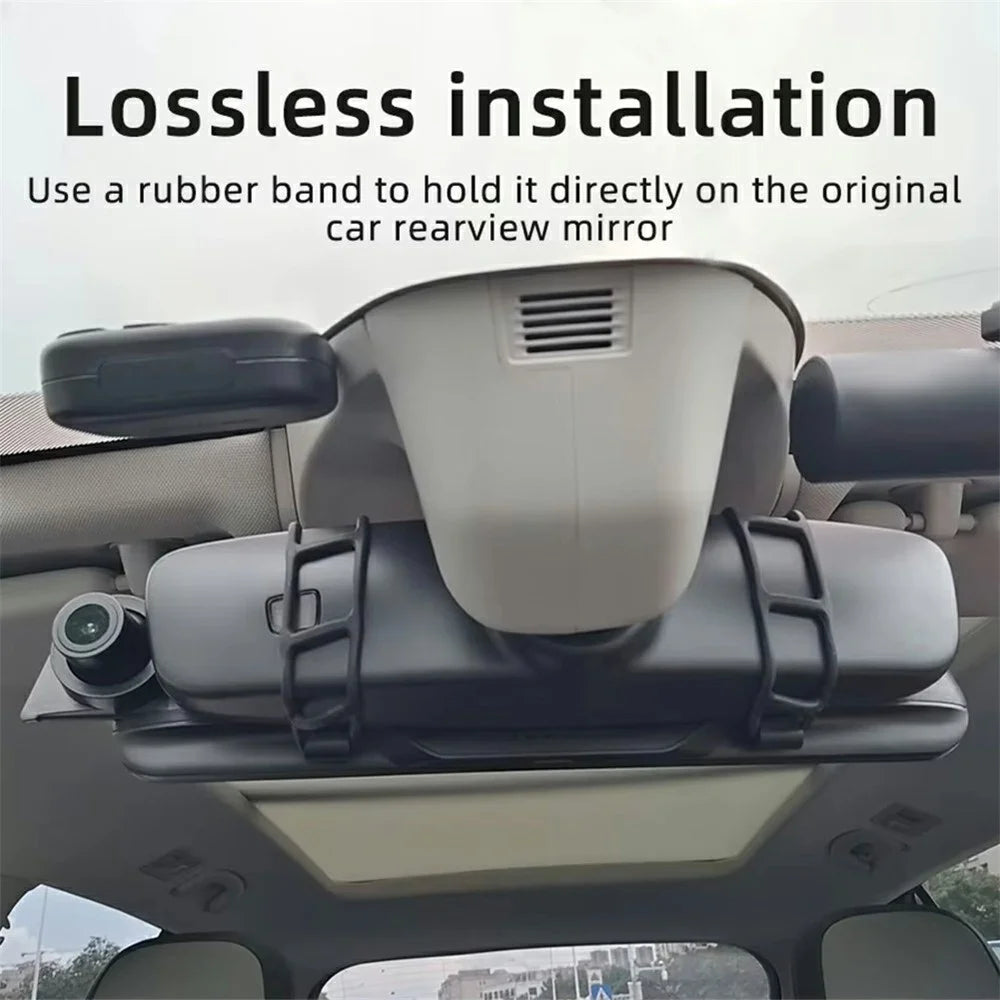 B5319R Carplay 9.36 Inch Dash Cam Bluetooth-Compatible Rearview Mirror Streaming Media HD Large Screen with Backup Camera - 5