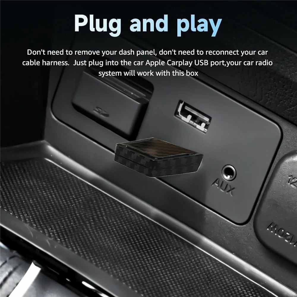 CP510 2 in 1 Wireless CarPlay Android Auto Adapter Plug and Play WiFi Fast Connect Smart Dongle - 4