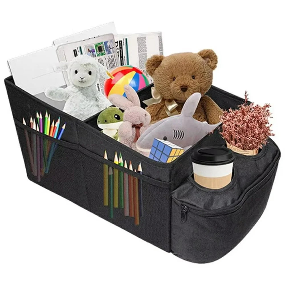 Multi Pocket Car Trunk Organizer Large Capacity Foldable 600D Oxford Fabric Storage Box - 2
