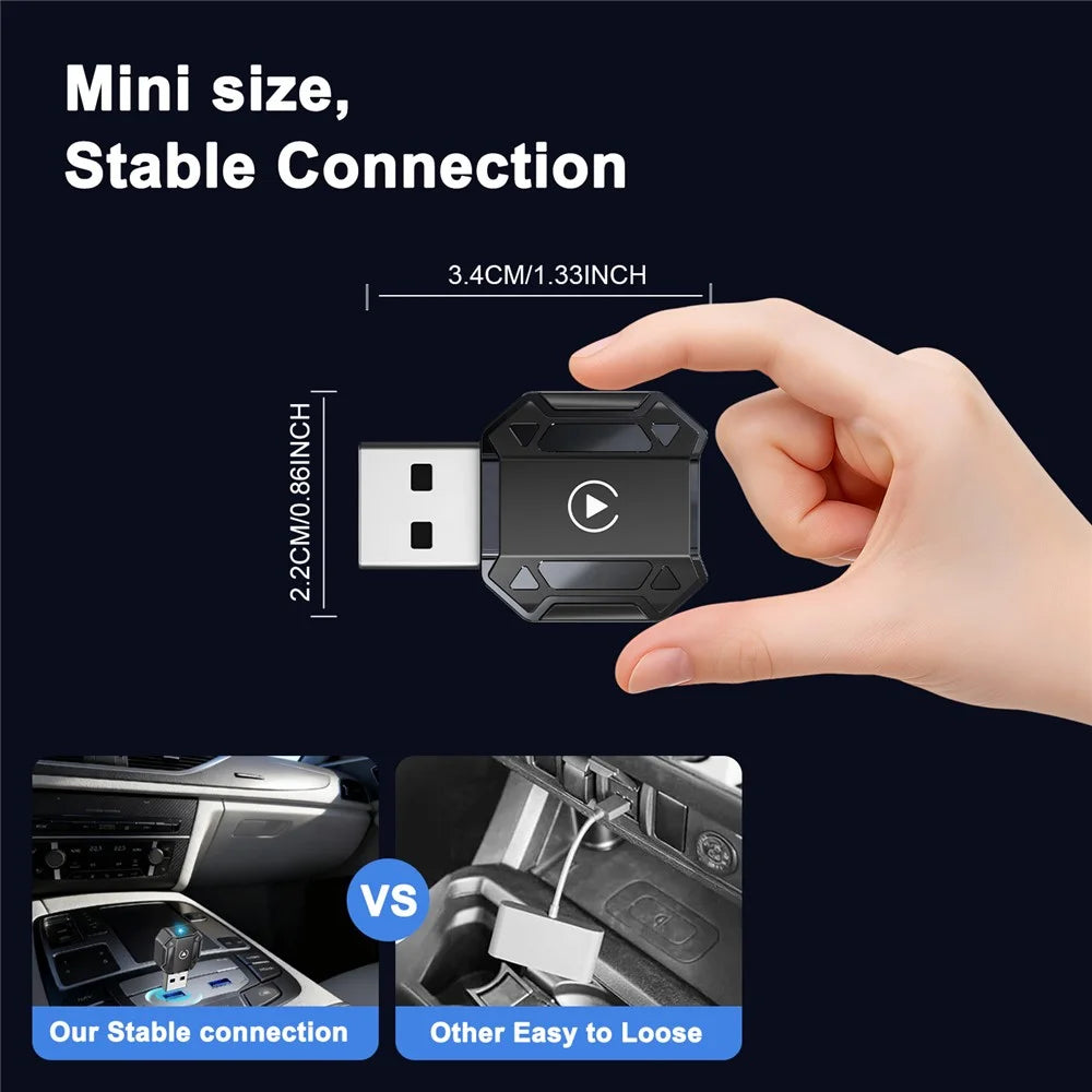 M36 2 in 1 Ai Box Wireless Car Adapter Car Play / Android Auto Wired to Wireless Converter for Vehicles - 4