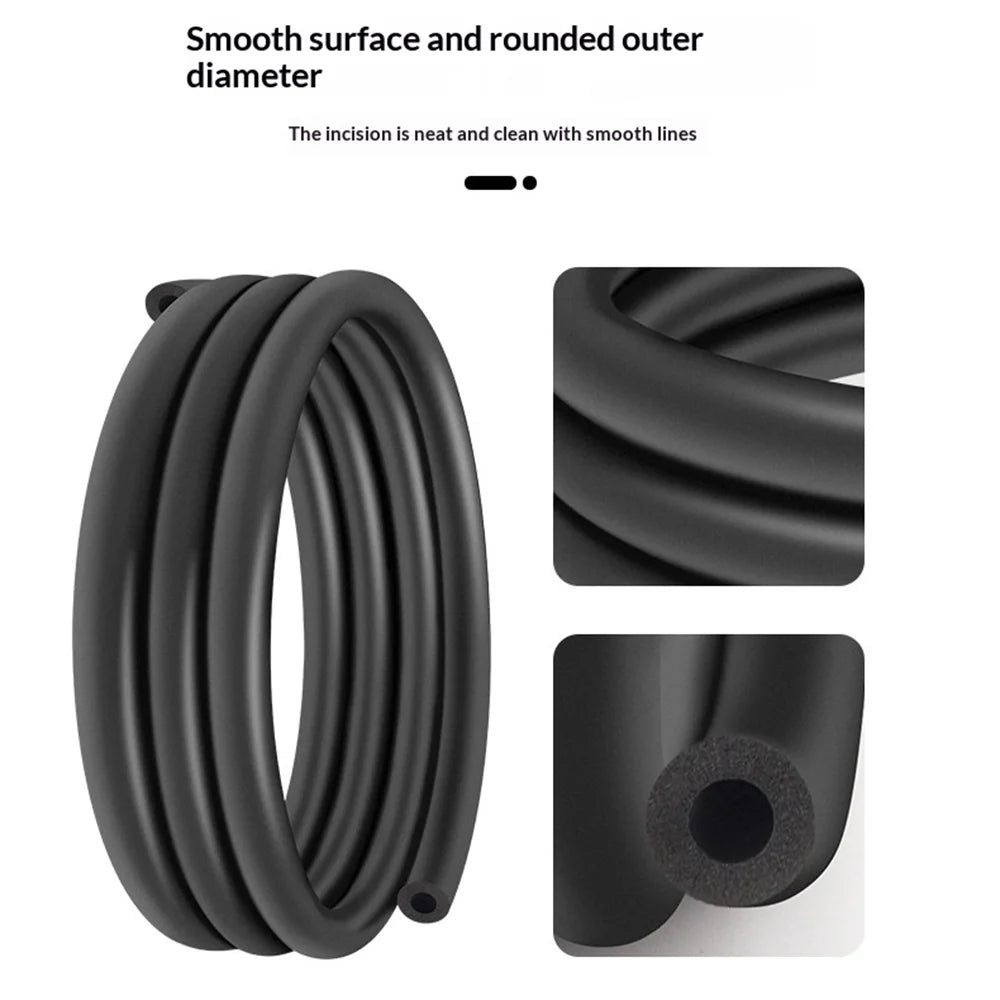 MUQZI 1.6m Bike Frame Internal Housing Damper Foam Sleeve Sound Absorbing Trimmable Tube for Internal Routing Bicycle Frame - 1.6m - 5