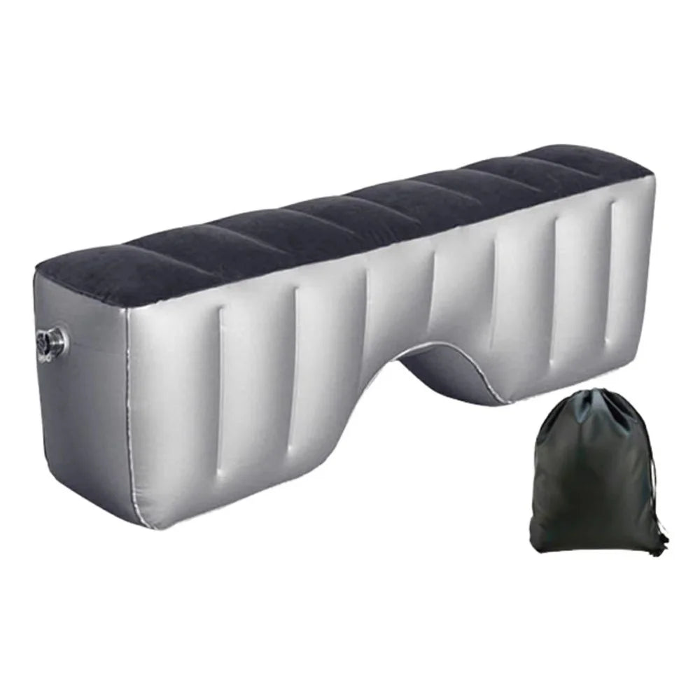 Car Inflatable Air Mattress Back Seat Gap Filler Cushion Inflatable Bed with Electric Pump for Travel - 1
