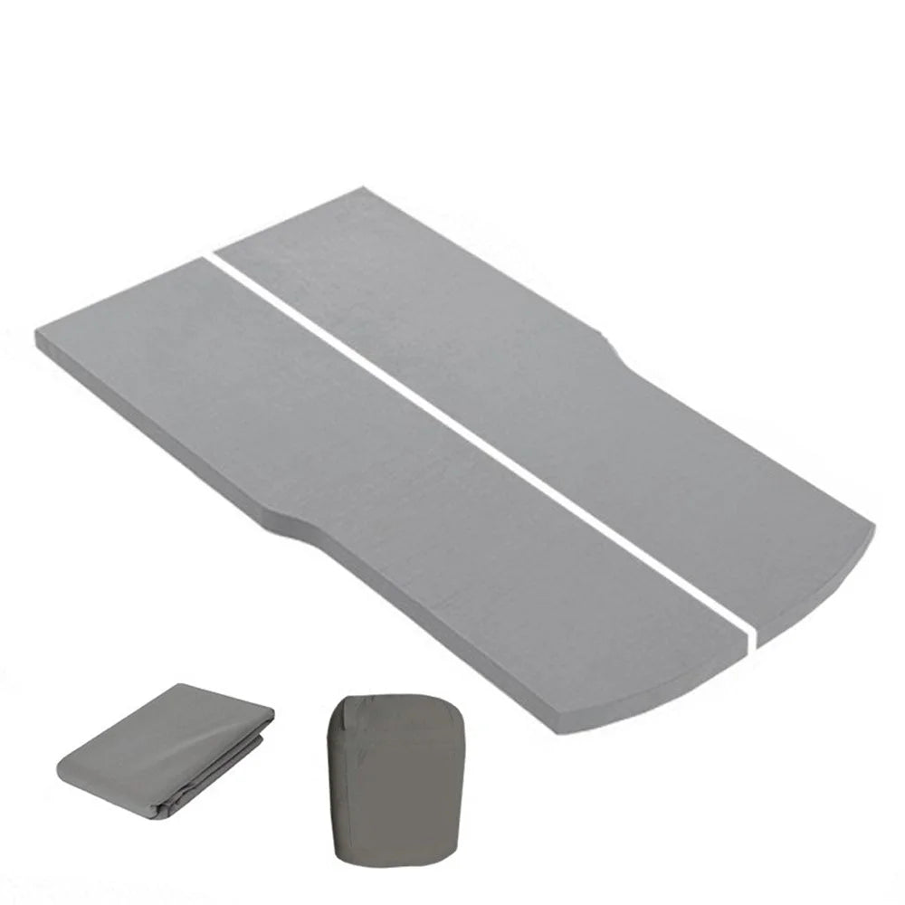 For Tesla Model Y / 3 Splicing Type Memory Foam Car Sleeping Mat Camping Mattress with Storage Bag and Bedspread - 1