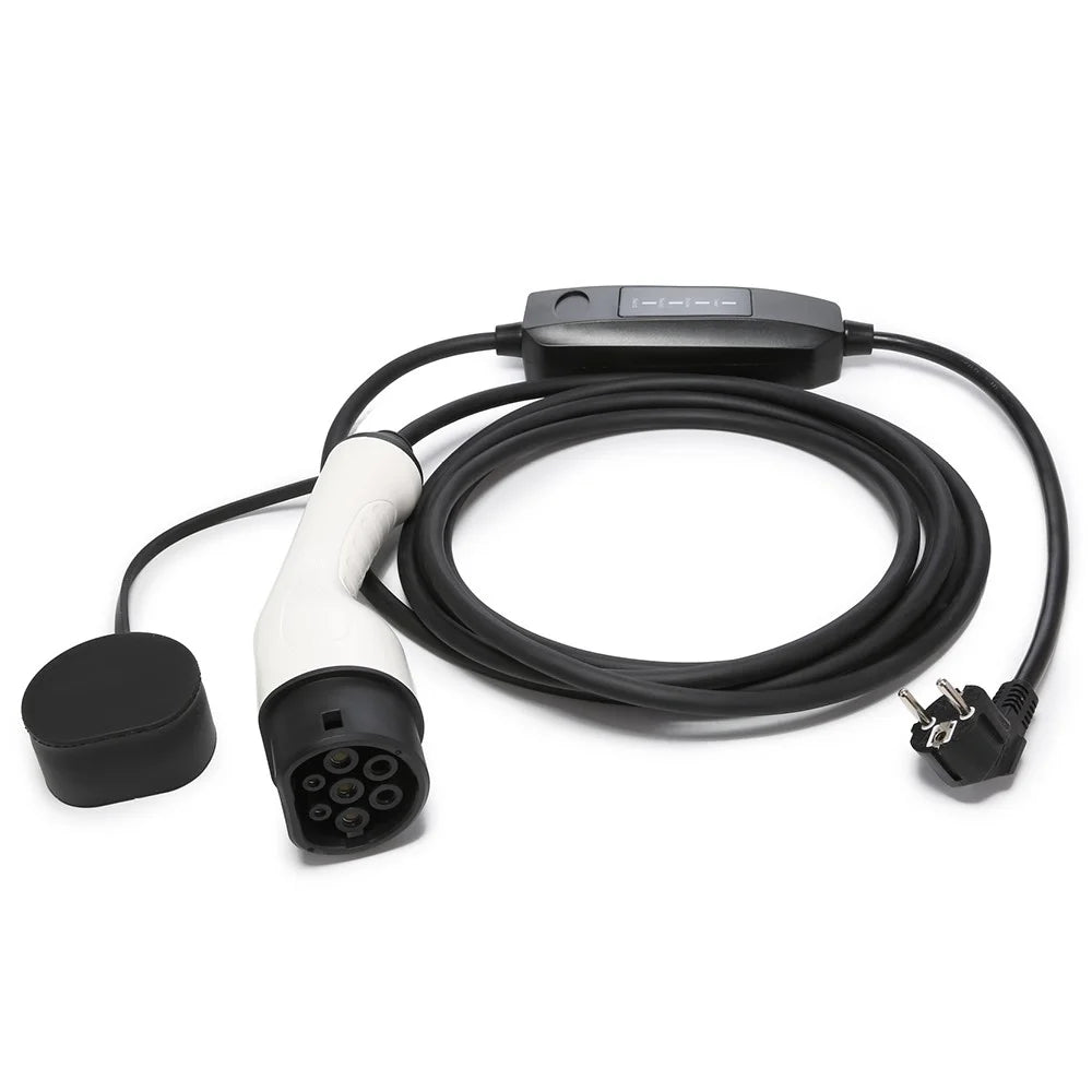 5m Cable Portable EV Charger 13A Electric Car Charging Station UK Plug Adapter - 2