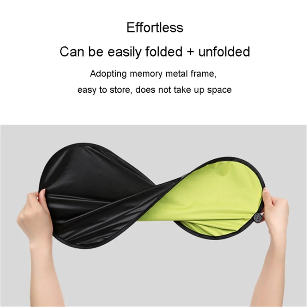 Car Window Sun Shade UV Protection Adjustable Auto Window Shade with Suction Cup - Green - 7