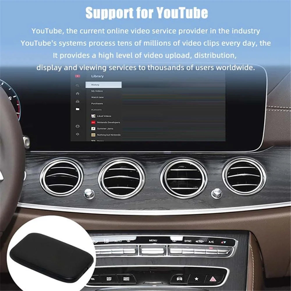 3-in-1 Wireless CarPlay Android Auto Adapter 2GB+8GB Wired to Wireless Car Play Adapter - 7