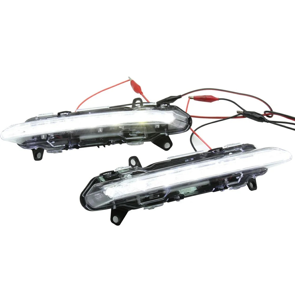 WINAUTO MCL096DCP For C-Class W204 AMG 2008 2009 2010 C200 C260 C300 1 Pair White LED Daytime Running Light - 7