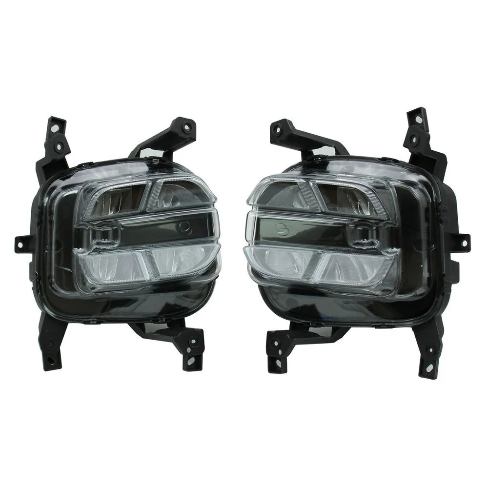 WINAUTO For Kia KX5 / ACE 2018-2019 1 Pair Waterproof Daytime Running Lamp LED Car DRL Light - American Version - 1