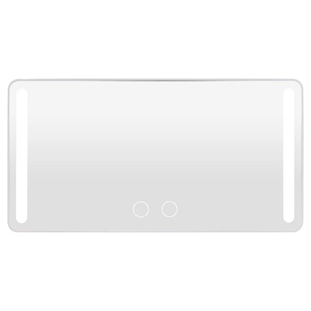 USB Powered Car Sun Visor LED Vanity Mirror Touch Control Makeup Mirror Gift for Truck SUV - White - 1