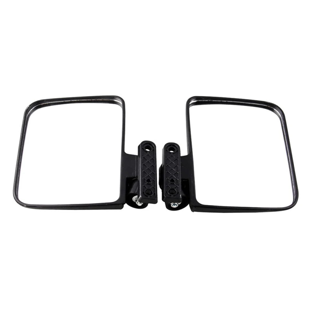 SF-GEF-01 One Pair Golf Cart Side Mirror Rear View Mirror Kit with Installation Screws - 4